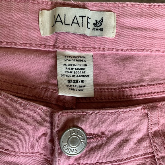 Small, vintage-rose pink jean short shorts - Picture 5 of 7